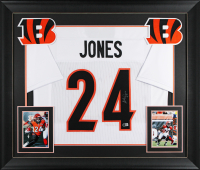 Adam "Pacman" Jones Signed Custom Framed Jersey (Beckett) at PristineAuction.com