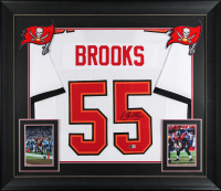 Derrick Brooks Signed Custom Framed Jersey (Beckett) at PristineAuction.com