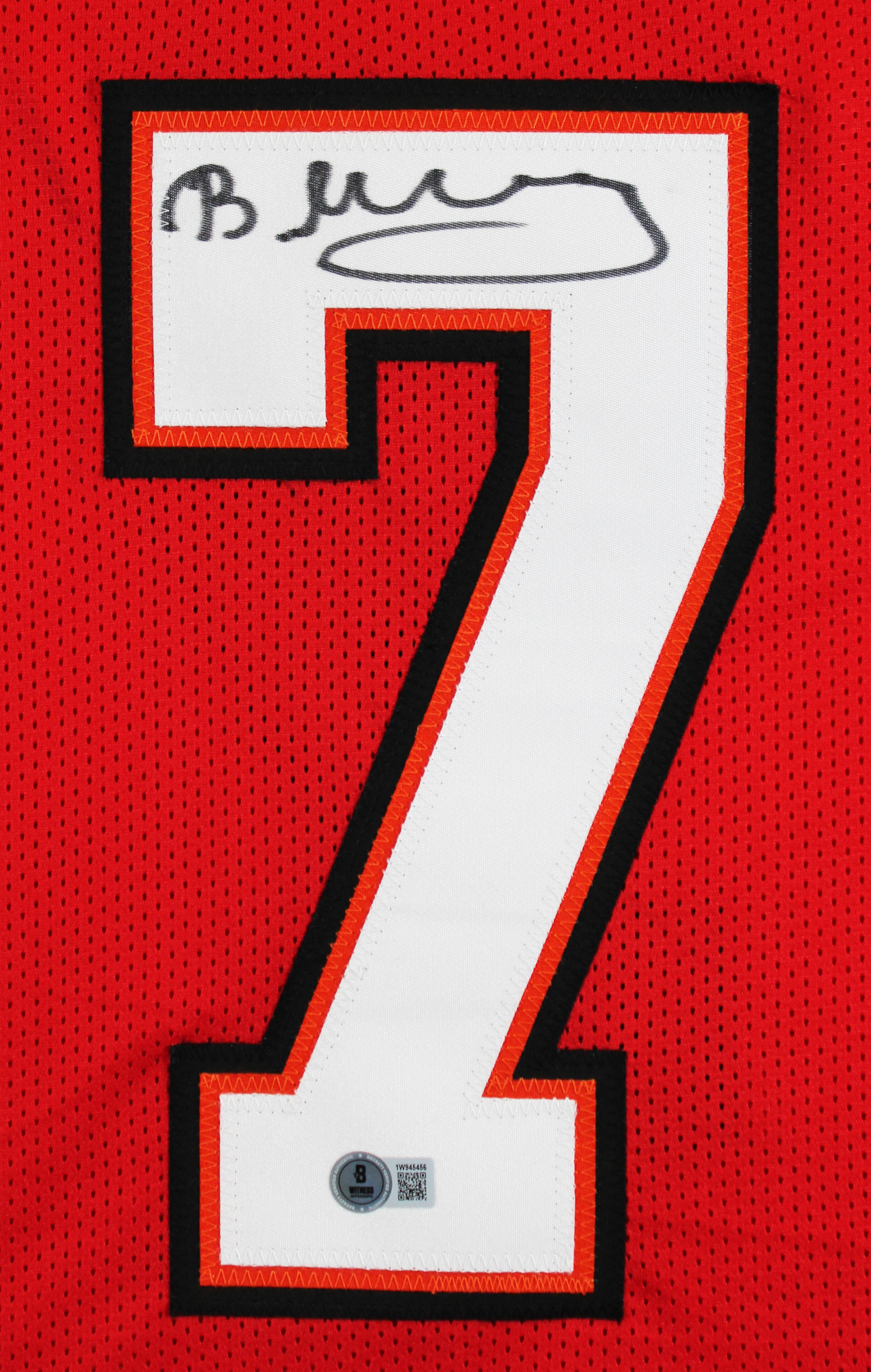 Bucky Irving Signed Custom Framed Jersey (Beckett) at PristineAuction.com Bucky Irving Signed Custom Framed Jersey (Beckett) at PristineAuction.com