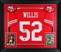 Patrick Willis Signed Custom Framed Jersey Inscribed "HOF 24" (Beckett) at PristineAuction.com