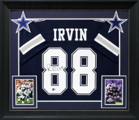 Michael Irvin Signed Custom Framed Jersey (Beckett) at PristineAuction.com