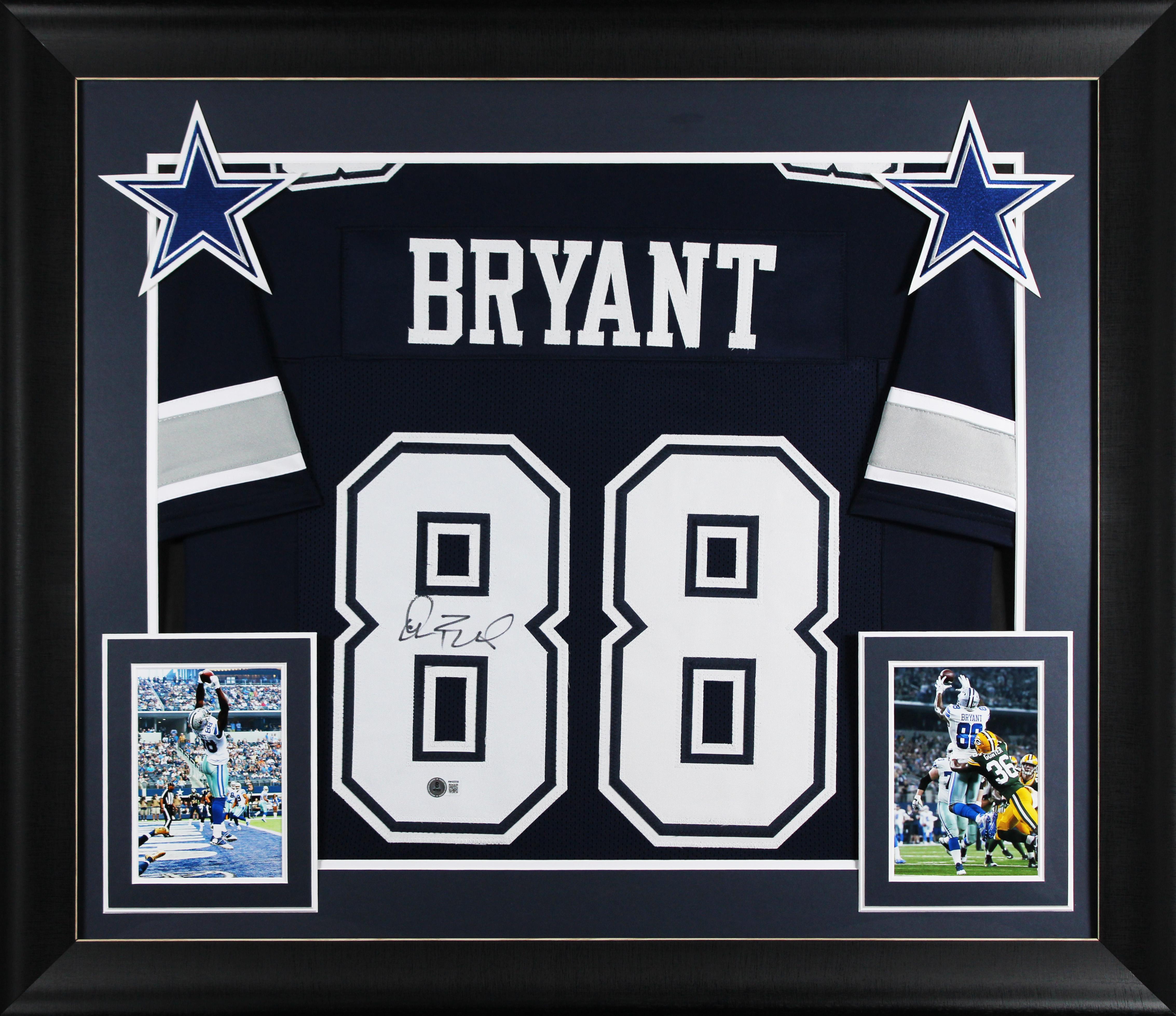 Dez Bryant Signed Custom Framed Jersey (Beckett) at PristineAuction.com Dez Bryant Signed Custom Framed Jersey (Beckett) at PristineAuction.com