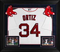 David Ortiz Signed Red Sox Custom Framed Nike Authentic Jersey (Beckett) at PristineAuction.com