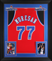 Gheorghe Muresan Signed Custom Framed Jersey (Beckett) at PristineAuction.com