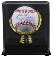 Goose Gossage Signed OML Baseball Inscribed "Pine Tar Game "7/24/83" & "F*** George Brett" with Display Case (JSA) at PristineAuction.com