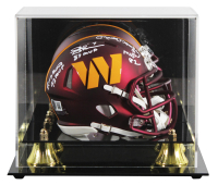 Joe Theismann, Mark Moseley, & Larry Brown Signed Commanders Speed Mini Helmet with MVP Inscriptions (Beckett) at PristineAuction.com