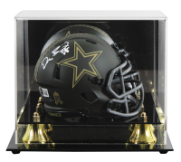 Dez Bryant Signed Cowboys Salute to Service Alternate Speed Mini Helmet with Display Case (Beckett) at PristineAuction.com
