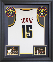 Nikola Jokic Signed Custom Framed Jersey (JSA) at PristineAuction.com