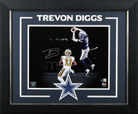 Trevon Diggs Signed Cowboys Custom Framed Photo (Beckett) at PristineAuction.com