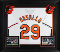 Samuel Basallo Signed Custom Framed Jersey (Beckett) at PristineAuction.com