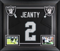 Ashton Jeanty Signed Custom Framed Jersey (Beckett) at PristineAuction.com