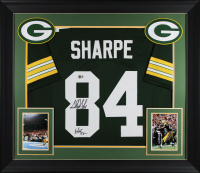 Sterling Sharpe Signed Custom Framed Jersey Inscribed "HOF 25" (Beckett) at PristineAuction.com