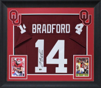 Sam Bradford Signed Custom Framed Jersey Inscribed "2008 Heisman" (Beckett) at PristineAuction.com