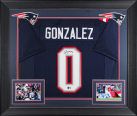 Christian Gonzalez Signed Custom Framed Jersey (Beckett) at PristineAuction.com