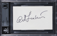 Alan Ladd Jr. Signed 3x5 Index Card (BGS) at PristineAuction.com