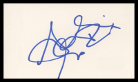 Andie MacDowell Signed 3x5 Index Card (Beckett) at PristineAuction.com