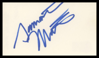 Samantha Mathis Signed 3x5 Index Card (Beckett) at PristineAuction.com