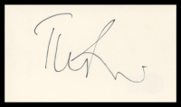 Tim Rice Signed 3x5 Index Card (Beckett) at PristineAuction.com