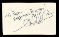 Gabrielle Carteris Signed 3x5 Index Card (Beckett) at PristineAuction.com