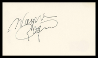 Wayne Rogers Signed 3x5 Index Card (Beckett) at PristineAuction.com
