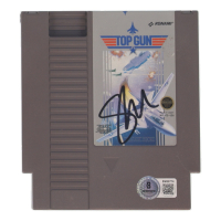 Steve Stevens Signed "Top Gun" Nintendo NES Video Game Cartridge (Beckett) at PristineAuction.com