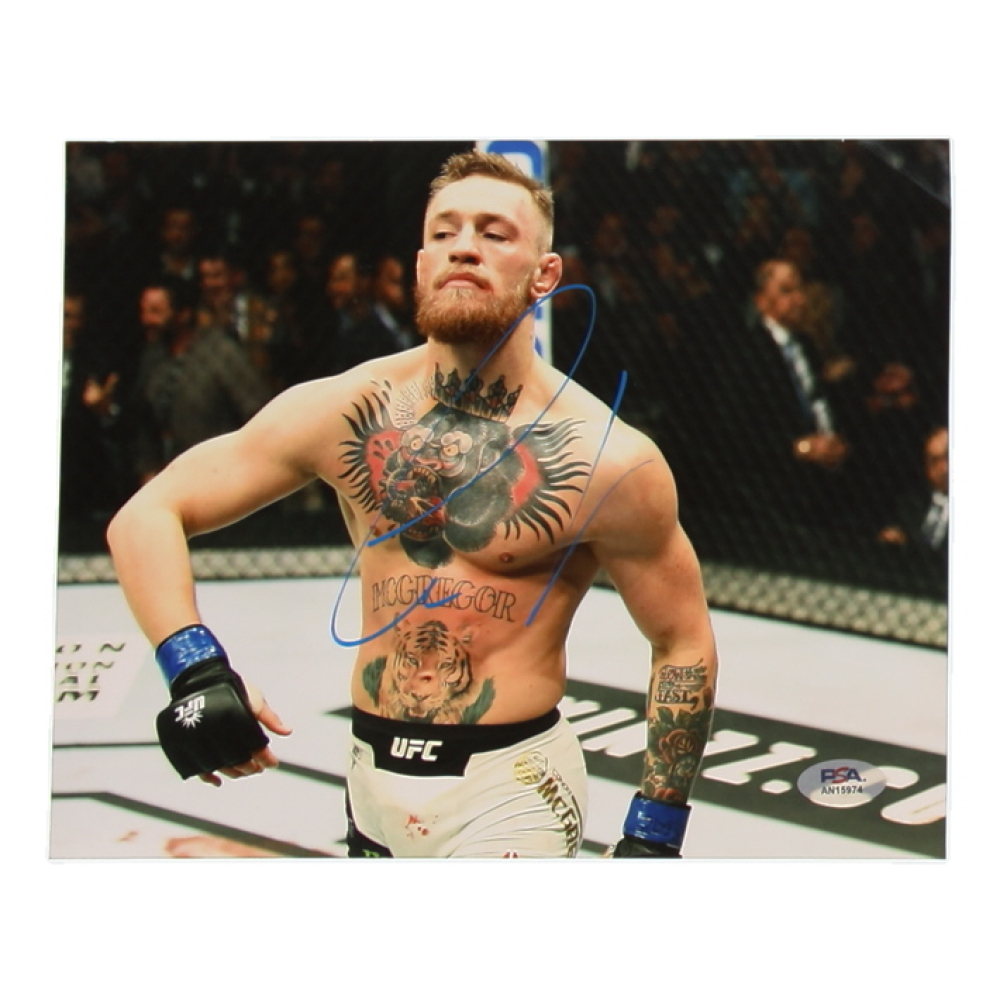 Conor McGregor Signed UFC 8x10 Photo (PSA) at PristineAuction.com