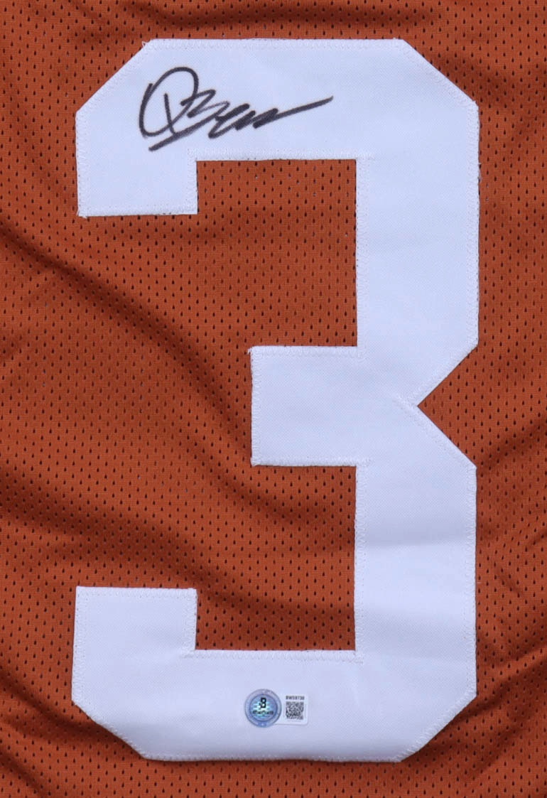 Quinn Ewers Signed Jersey (Beckett) at PristineAuction.com Quinn Ewers Signed Jersey (Beckett) at PristineAuction.com