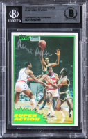 Robert Parish Signed 1990 Hoops Action Photos #108 (BGS) at PristineAuction.com