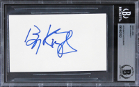Ben Kingsley Signed 3x5 Index Card (BGS) at PristineAuction.com