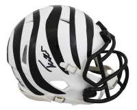 Tee Higgins Signed Bengals Alternate Speed Mini Helmet (Beckett) at PristineAuction.com
