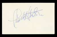 Charlton Heston Signed 3x5 Index Card (Beckett) at PristineAuction.com