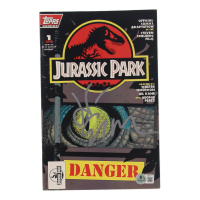 Jeff Goldblum Signed 1993 "Jurassic Park" Issue #1 Topps Comic Book (Beckett) at PristineAuction.com