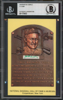 Ty Cobb Hand-Written Cut on Hall of Fame Plaque Postcard (BGS) at PristineAuction.com