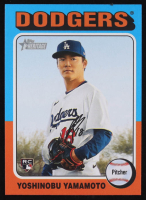 Yoshinobu Yamamoto 2024 Topps Heritage #553 RC at PristineAuction.com