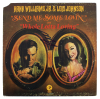 Hank Williams Jr. Signed "Send Me Some Lovin" Vinyl Record Album Cover (Beckett) at PristineAuction.com