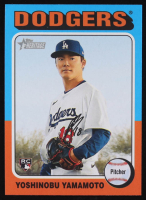 Yoshinobu Yamamoto 2024 Topps Heritage #553 RC at PristineAuction.com