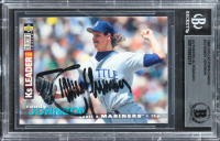 Randy Johnson Signed 1995 Collector's Choice #74 (BGS) at PristineAuction.com