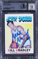 Bill Bradley Signed 1971 Topps #2 (BGS | Auto 10) at PristineAuction.com