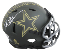 Deion Sanders Signed Cowboys Salute To Service Alternate Speed Mini Helmet (Beckett) at PristineAuction.com