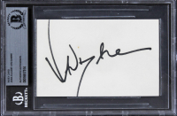 Jean-Claude Van Damme Signed 3x5 Index Card (BGS) at PristineAuction.com