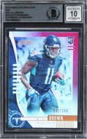 A.J. Brown Signed 2019 Absolute Spectrum #101 RC #42/100 (BGS | Auto 10) at PristineAuction.com