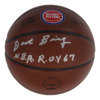 Dave Bing Signed Pistons Logo NBA Basketball Inscribed "NBA R.O.Y 67" (Schwartz) at PristineAuction.com