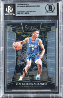 Shai Gilgeous-Alexander Signed 2018 Select #7 RC (BGS) at PristineAuction.com