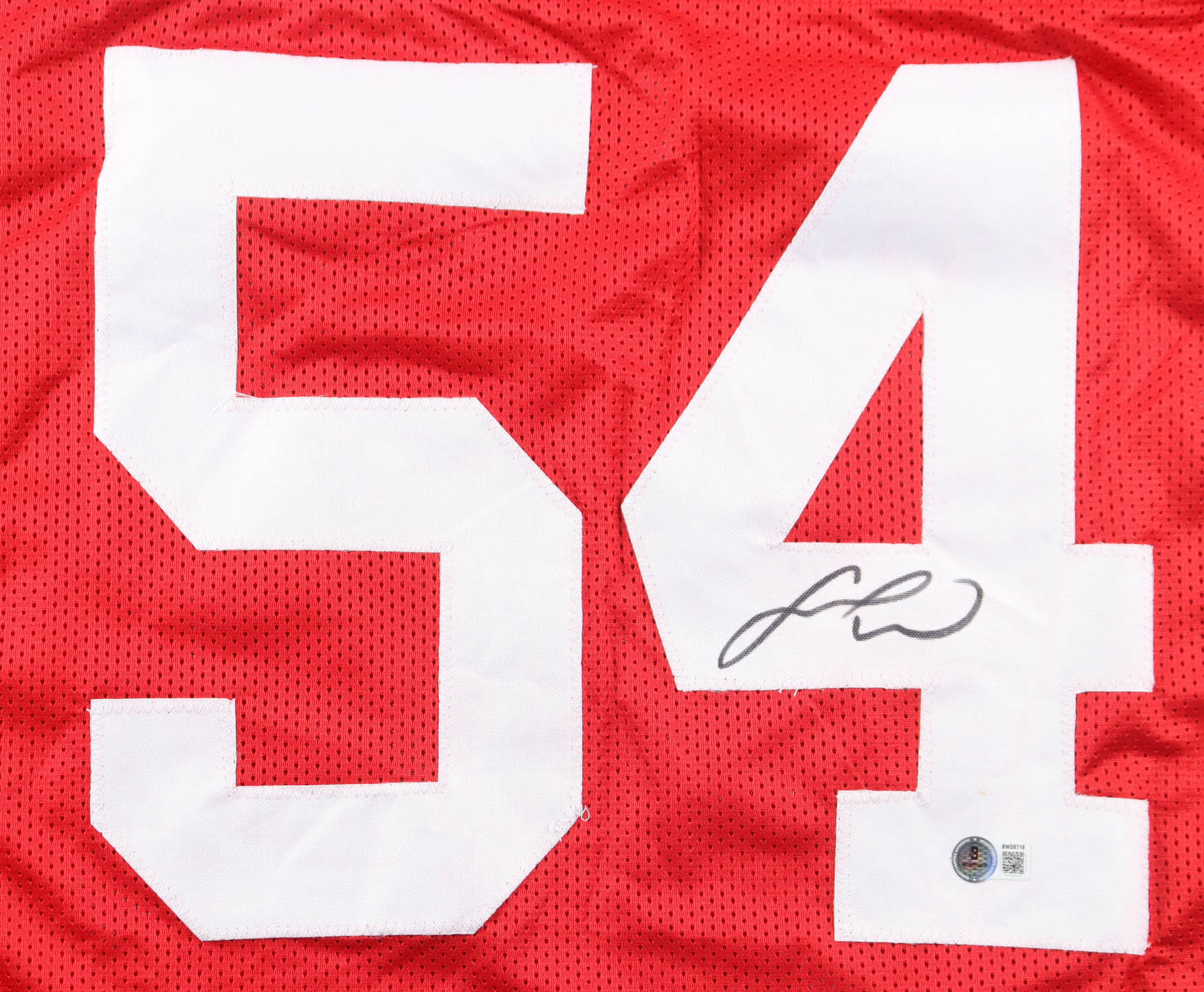 Fred Warner Signed Jersey (Beckett) at PristineAuction.com Fred Warner Signed Jersey (Beckett) at PristineAuction.com