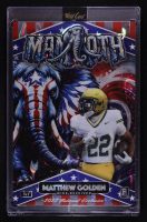Matthew Golden 2025 Wild Card Patriotic Mammoths Football Lava #MG #1/1 RC at PristineAuction.com