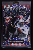 Peyton Manning 2025 Wild Card Patriotic Mammoths Football Lava #PM #1/1 at PristineAuction.com