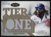Vladimir Guerrero Jr. 2024 Topps Tier One Die Cut Relics #T1RDVG #183/199 at PristineAuction.com