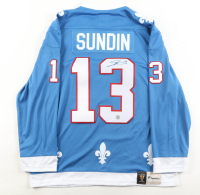 Mats Sundin Signed Nordiques Fanatics Authentic Jersey (AJ's Sports World) at PristineAuction.com