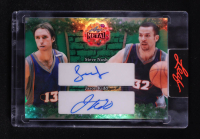 Steve Nash / Jason Kidd 2025 Leaf Metal Holiday Dual Autographs Prismatic Green #DA37 #1/4 at PristineAuction.com