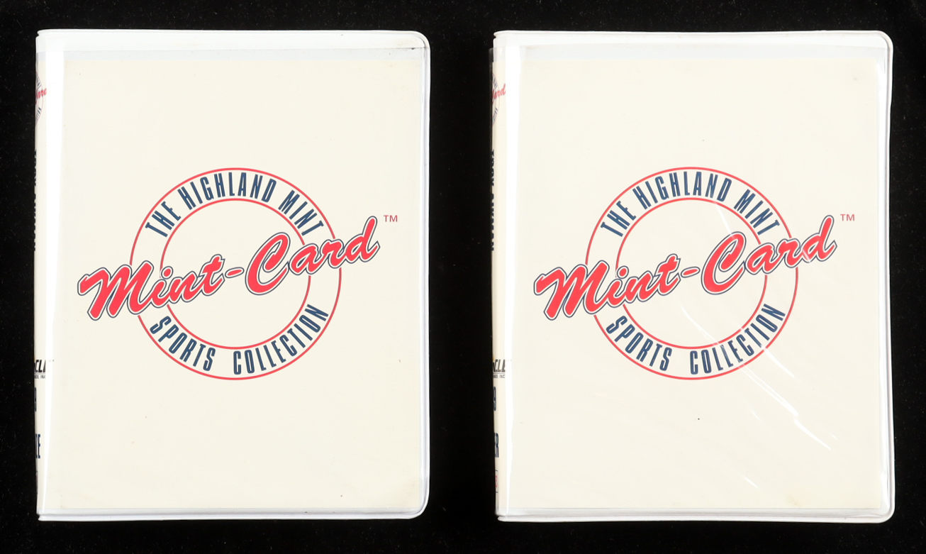 Troy Aikman LE 1995 The Highland Mint '89 Score Set of (2) Silver & Bronze Mint-Cards at PristineAuction.com Troy Aikman LE 1995 The Highland Mint '89 Score Set of (2) Silver & Bronze Mint-Cards at PristineAuction.com